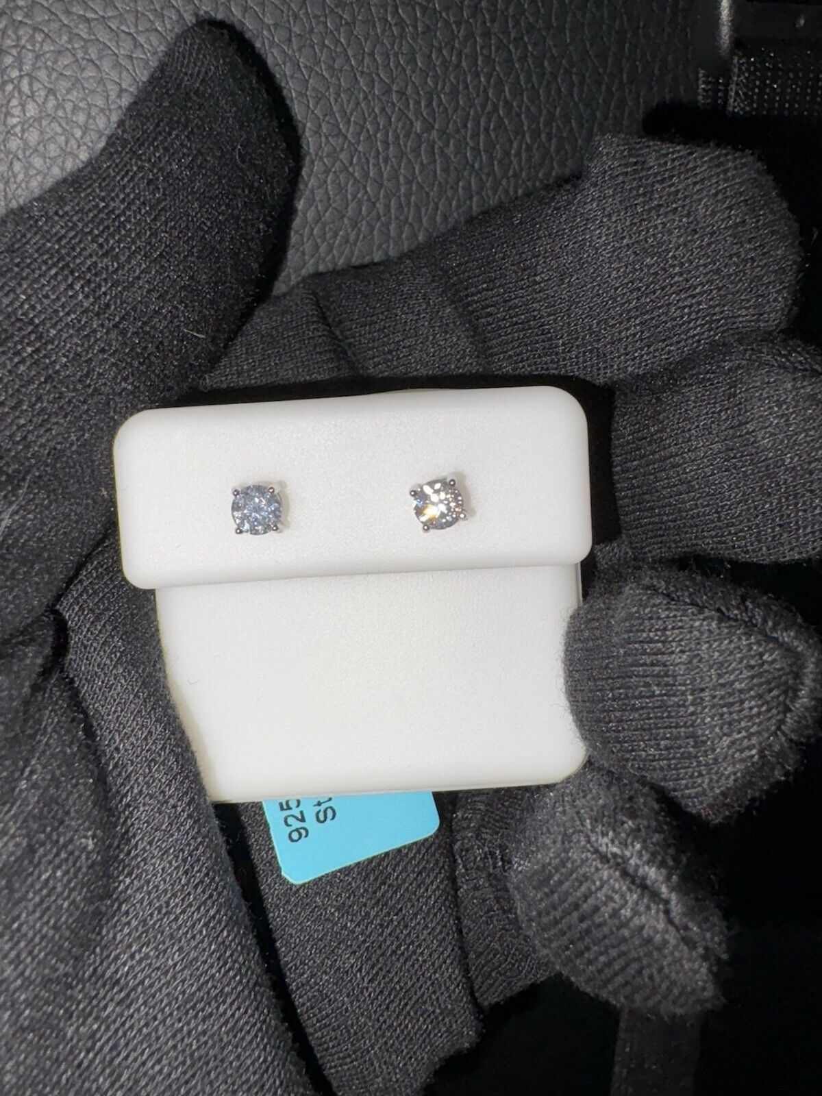 .44ct Screw Back Moissanite Stud Earrings