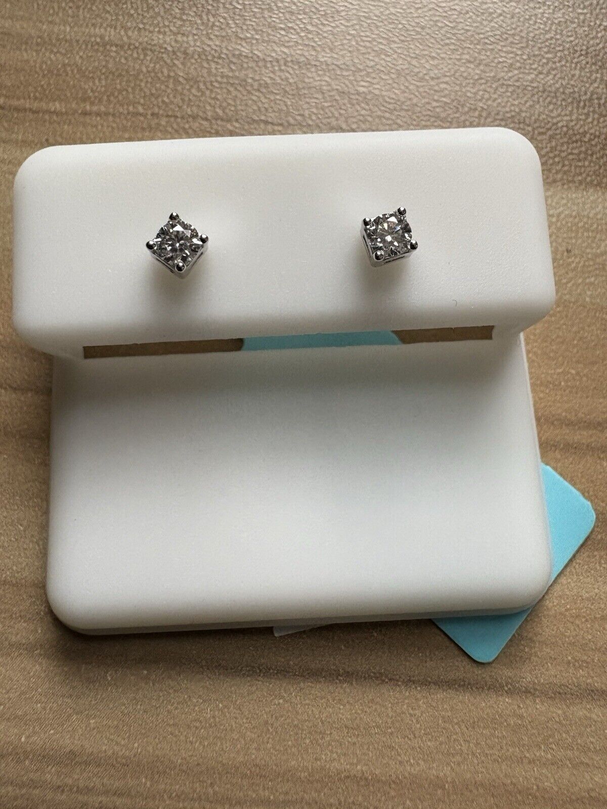 .21ct Silver Screw Back Moissanite Studs